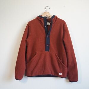 The North Face Red Orange Fleece Pullover